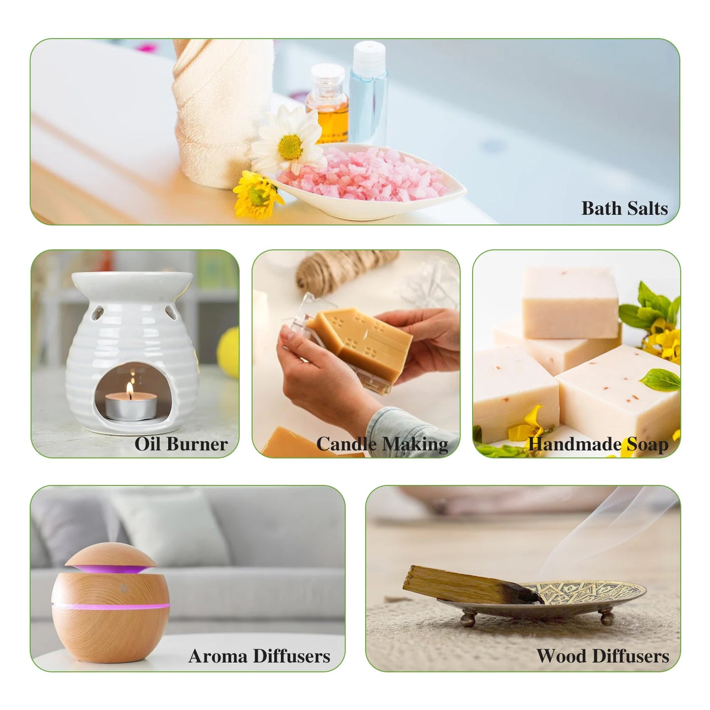 100ml Eucalyptus Essential Oil For Skin Lavender Vanilla Jasmine Lemon Bergamot Aroma Oil for Aromatherapy, Candle Making