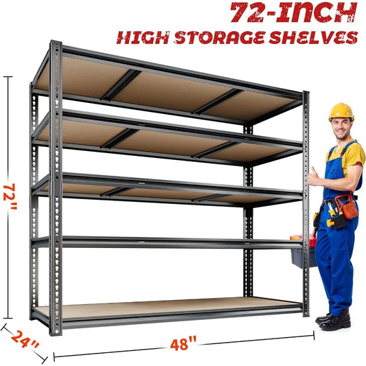 Heavy Duty, Metal Shelving Unit for Garage Storage with 3050 LBS Capacity