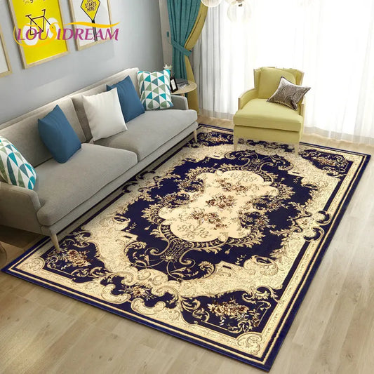 Turkish Bohemian Persian Area Rug Large, Carpet Rug for Living Room Bedroom Sofa Doormat Decoration, Kitchen Non-slip Floor Mat