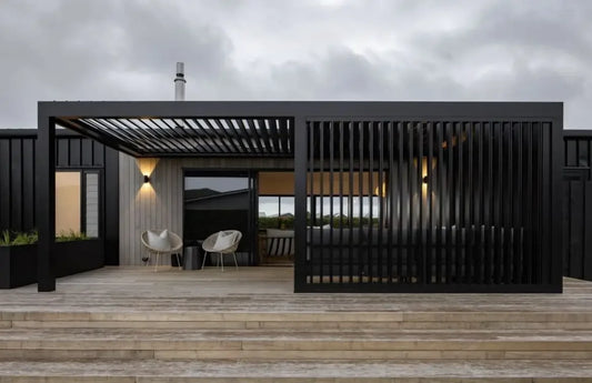 Outdoor, Waterproof, Aluminum, Louvered Sunroof Pergola Sun Shade Frame Electric, Roof Canopy