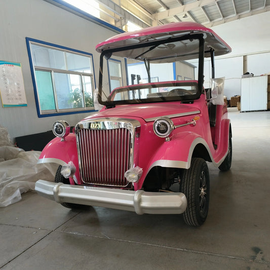 High Quality Vintage 8-11 Seater Electric Sightseeing Station Wagon and Bus Classic Golf Cart