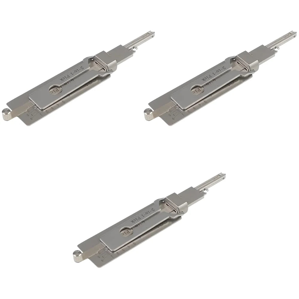 1-5PCS Stainless Steel Key Decoder, Precision Hook Hand, Tool O-ring Pickup Repair Kit, Lock Pick Kit