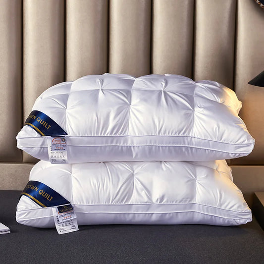 2-Piece Sleep Pillow Set, Soft Supportive Bed Pillows, Luxury Hotel Pillows