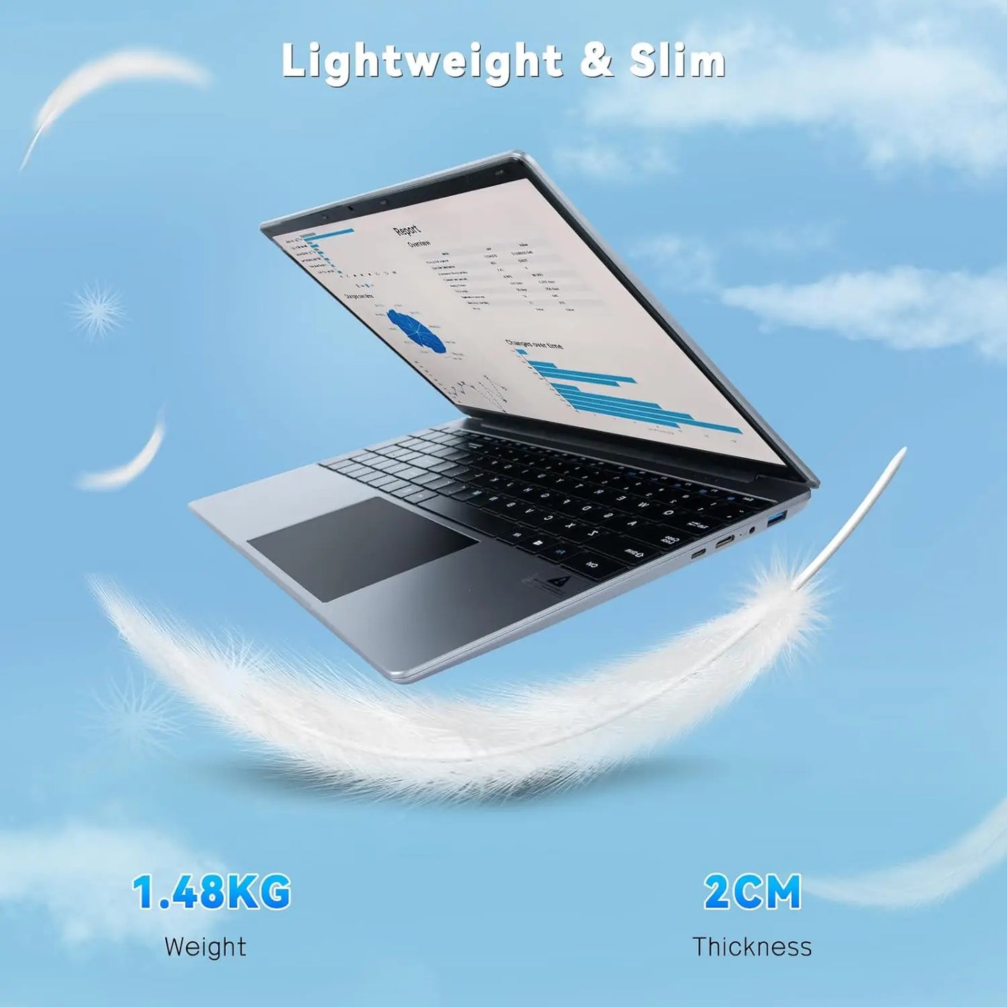 15.6 Inch Laptop Windows 11 Notebook 16G RAM 512GB SSD Quad-Core Intel Celeron N5095 Processors 1080P IPS FHD Laptop Computer