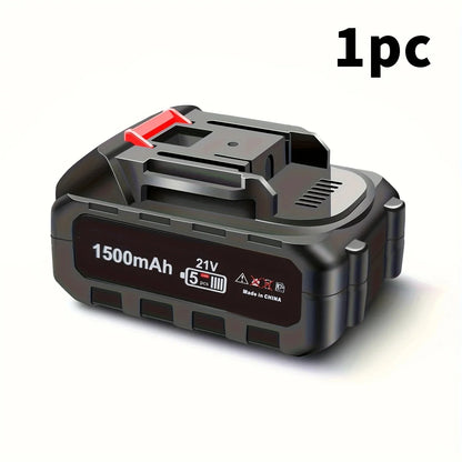 Wireless portable weed trimmer with 2 lithium batteries and comes with replaceable blades