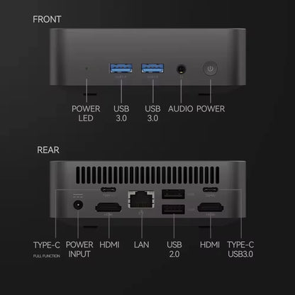 2026 Mini PC Windows 11 Pro Core i9 8950HK Portable Pc Gaming Computer 16GB RAM 512GB 1TB SSD WiFi 6 BT5.2 60Hz Desktop Pc Gamer