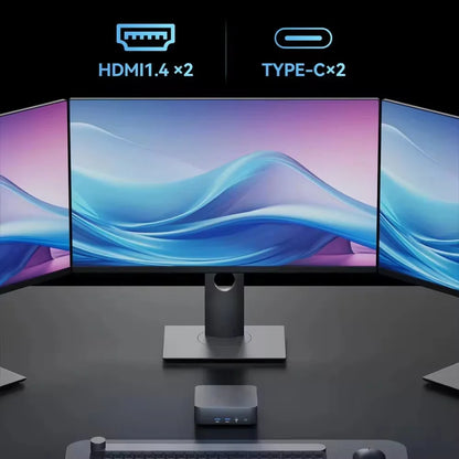 2026 Mini PC Windows 11 Pro Core i9 8950HK Portable Pc Gaming Computer 16GB RAM 512GB 1TB SSD WiFi 6 BT5.2 60Hz Desktop Pc Gamer