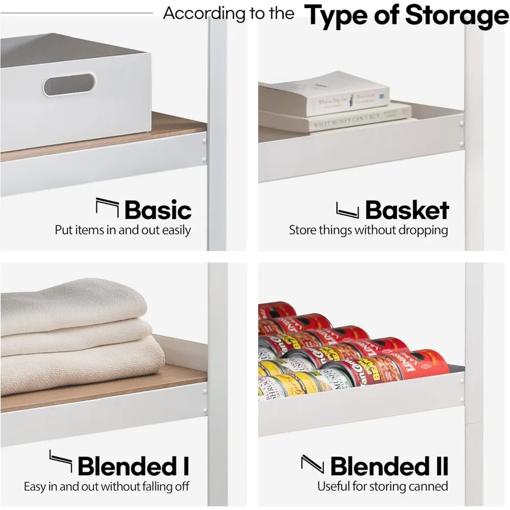 Metal Shelving Unit Adjustable Storage Utility Rack Heavy Duty Shelves Organization