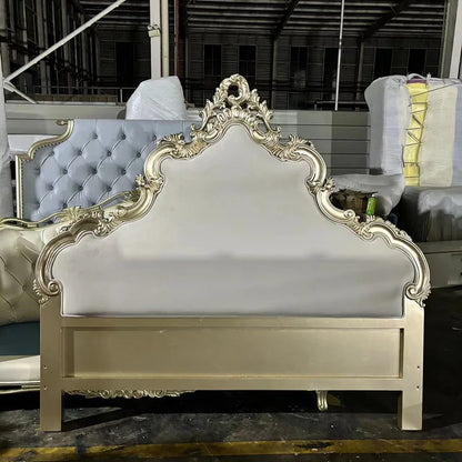 Platform Unique Bed Beauty European Simple Safe Sleeping Bed Girls Princess Sun Floor Wooden Furniture