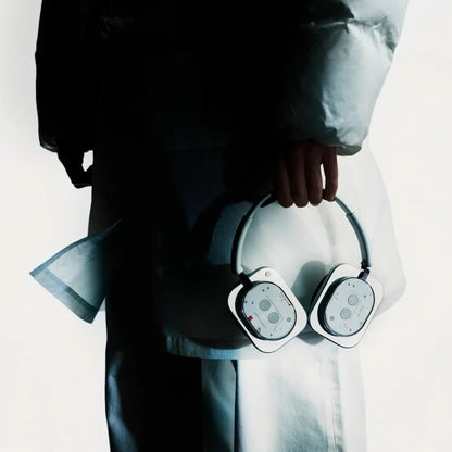 Headphone (1) Hybrid Active Noise Cancelling Headphones, Wireless Over Ear Headphones with 6 MICS