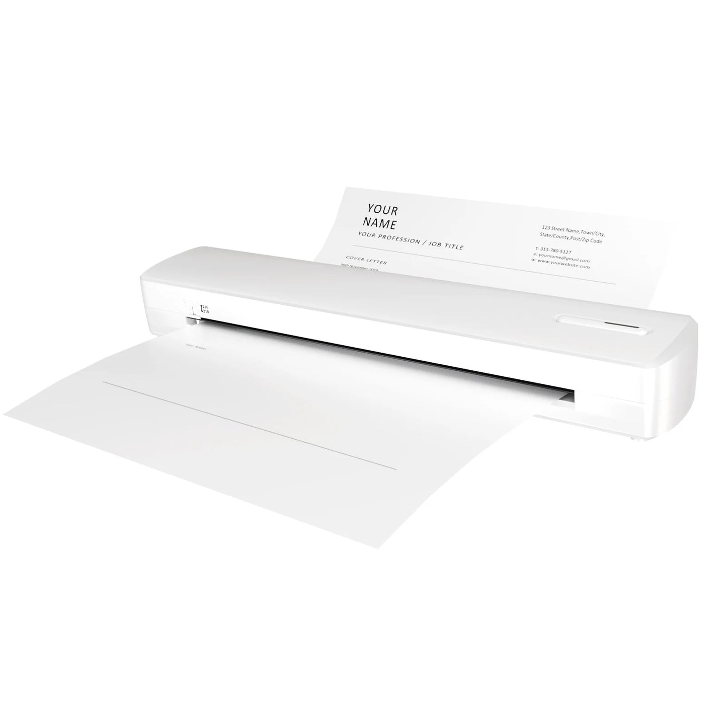 Portable Printer, Wireless, Inkless, Mobile Printer, Support Android iOS.