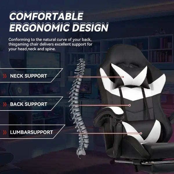 Ergonomic gaming chairs , adult office chairs suitable for long periods of sitting