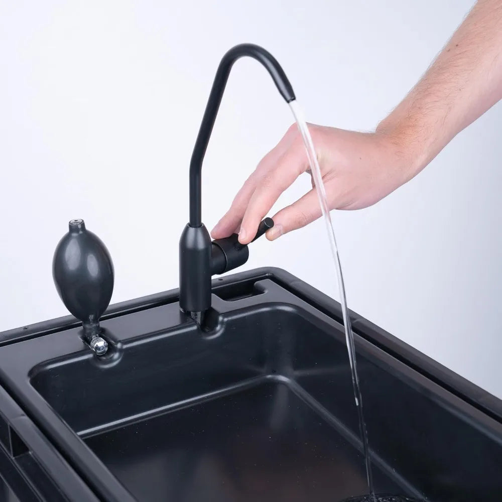 - Portable Sink - Compact Mobile Sink for Camping, Garden, Outdoor Events, Worksite, RV, Indoor