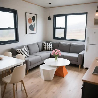 Modular Foldable Expandable Container Houses to Live in for Adults with 2-3 Bedrooms 1 Fully Equipped Kitchen & Bathroom Mobile