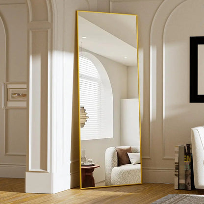 64"x21" Floor Mirror Full Length,  with Stand, Leaning, Standing or Hanging Horizontally Vertically