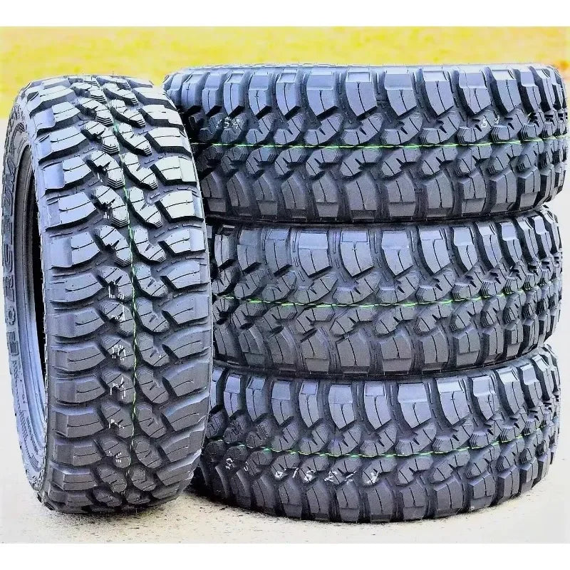 Set of 4 Forceum M/T 08 Plus Mud Off-Road LT235/75R15 Tires - 104/101Q Load Range C 6-Ply BSW. shed.