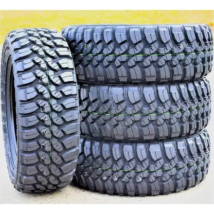 Set of 4 Forceum M/T 08 Plus Mud Off-Road LT235/75R15 Tires - 104/101Q Load Range C 6-Ply BSW. shed.