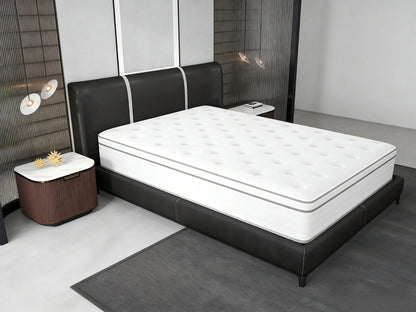 14/12/10 Inch Hybrid Queen/King/Full/Twin Mattress in a Box Memory Foam Soft, Bed Mattresses Pocket Springs
