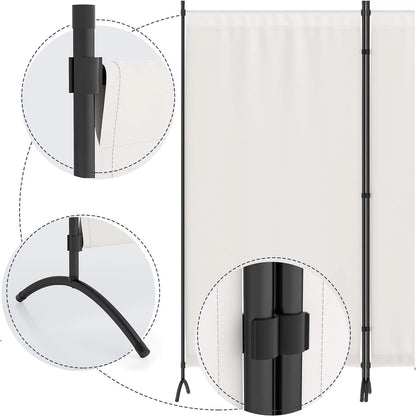 Room Divider, 99’‘W Folding Privacy Screens, 3 Panel Partitions Dividers, for Home, Office, Bedroom, Dorm Decor