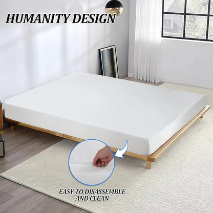 Mattress with Memory Foam 6/8/10/12/14 Inch Cooling-Gel Queen Mattress,Full Size Mattress