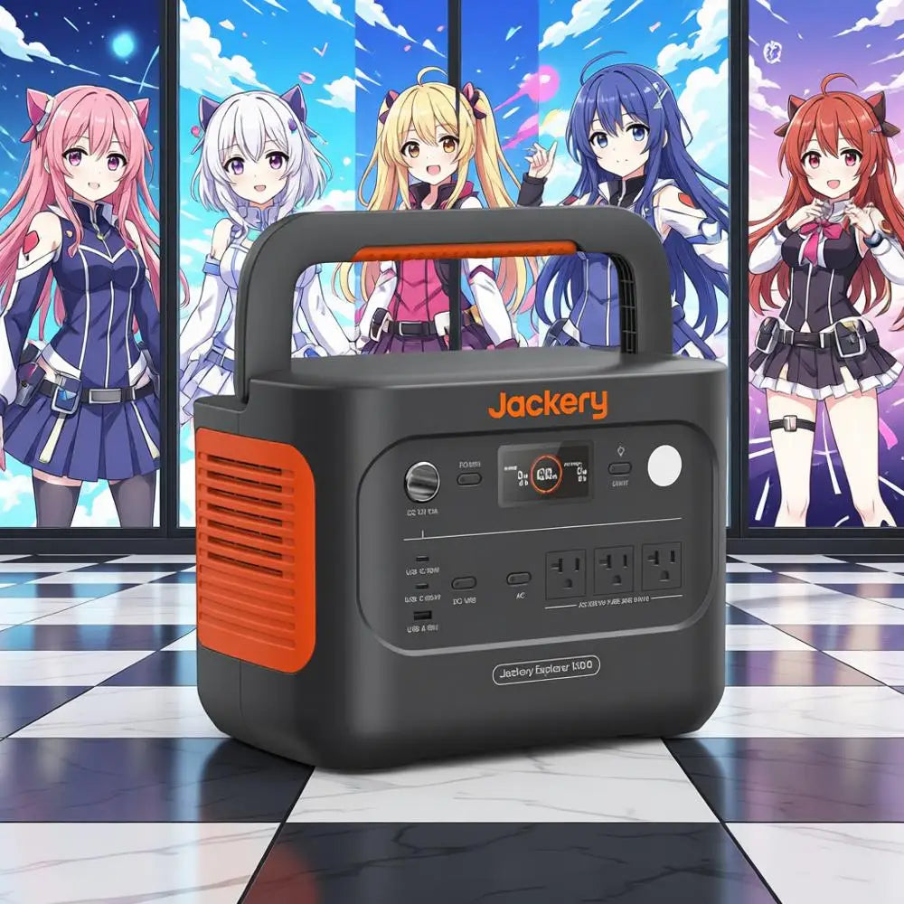 Portable 1000W Power Station with 1070Wh Battery, 1500W AC and 100W USB-C Output, 1-Hour Fast Charge,