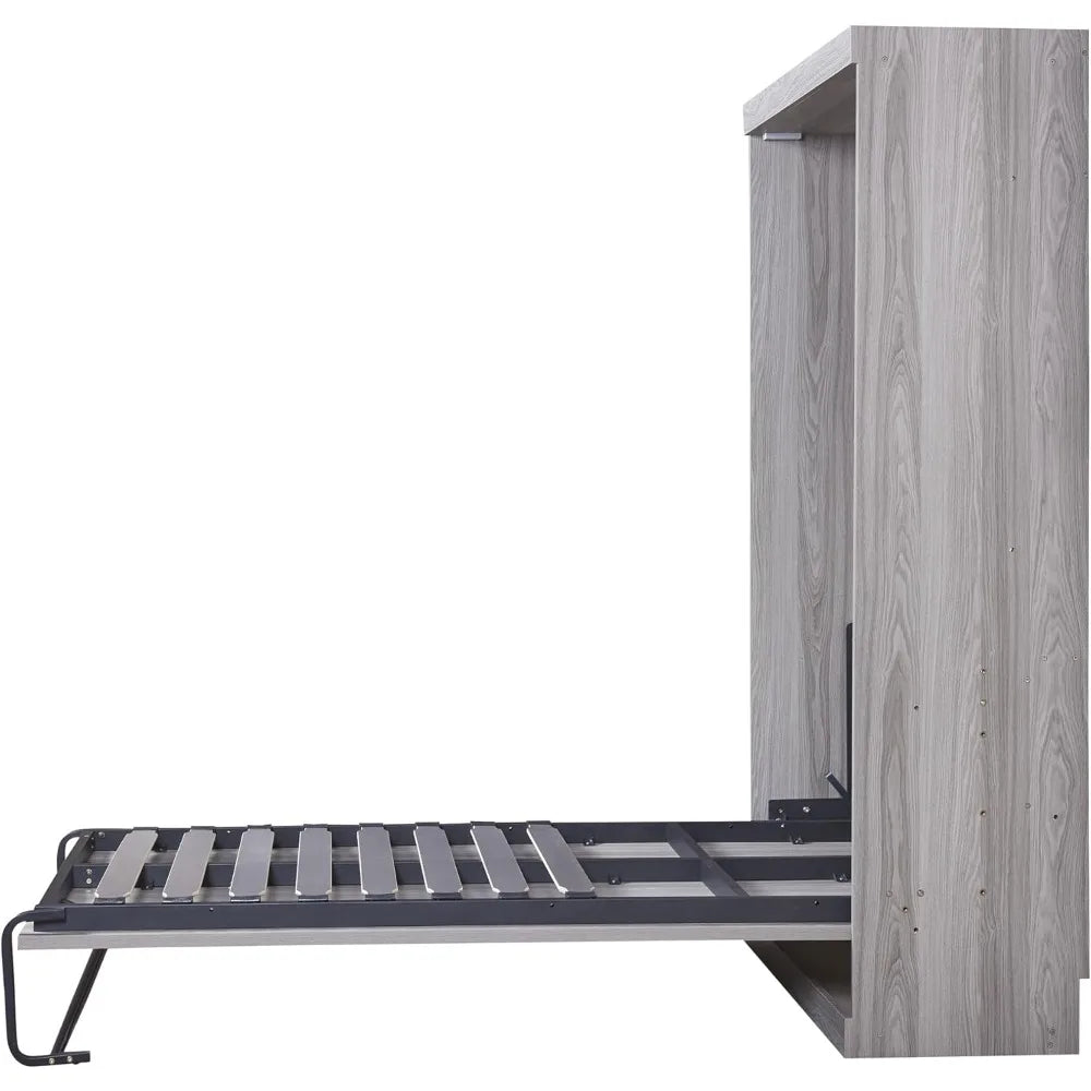 Farmhouse Twin Size Murphy Bed,  Wardrobe Wall Bed, Wood Folding Bed, for Home Office Small Room Bedroom