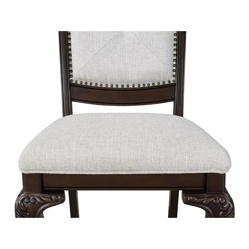 Elegant  Dining Table Set with 18" Extendable Leaf, Side Chairs, Arm Chair