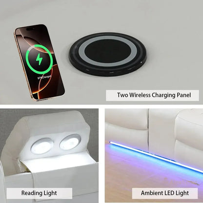 Hot sales, Power Recliner Adjustable Sofa, Loveseat Chair with Storage