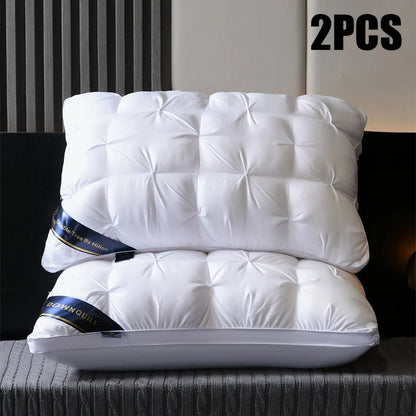 2-Piece Sleep Pillow Set, Soft Supportive Bed Pillows,  Luxury Hotel Pillows