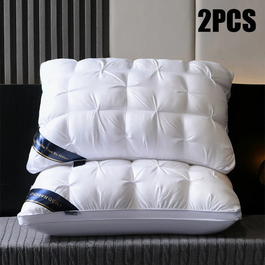 2-Piece Sleep Pillow Set, Soft Supportive Bed Pillows,  Luxury Hotel Pillows