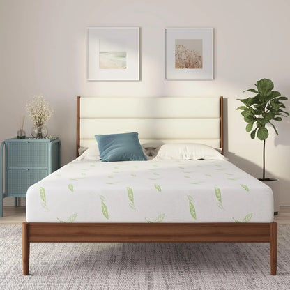 6 Inch Green Tea Infused Memory Foam Mattress, Twin Size, CertiPUR-US Certified, Bed in a Box
