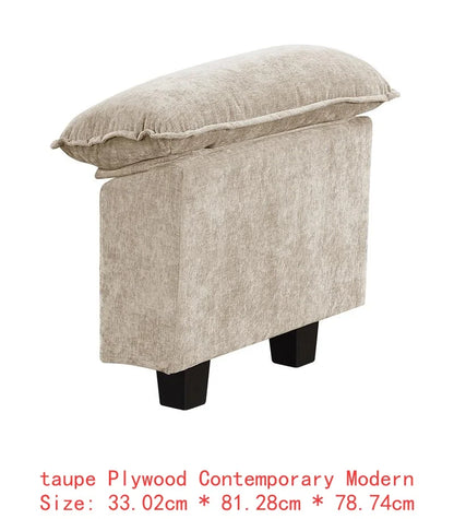 6-Piece Modular Sectional Sofa Set in Plush Chenille Upholstery- Durable Plywood