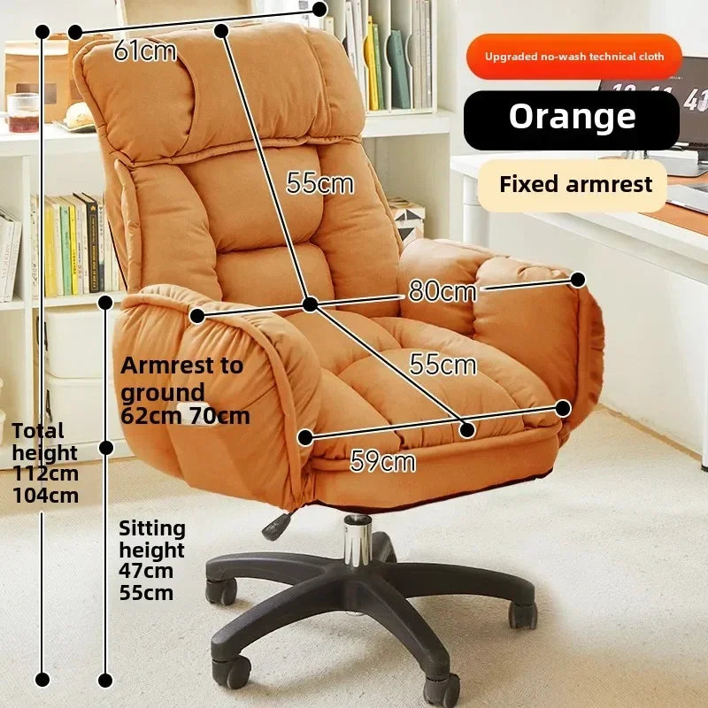 Footrest, Wheels, Student Relaxing Gaming Office Chair