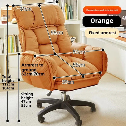 Footrest, Wheels, Student Relaxing Gaming Office Chair