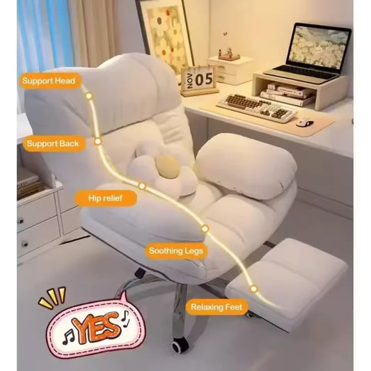 Recliner Gaming Chair - Home Office Desk Chair with Lift