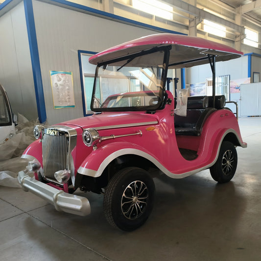 High Quality Vintage 8-11 Seater Electric Sightseeing Station Wagon and Bus Classic Golf Cart