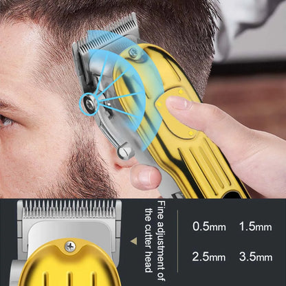 Professional Barber Cordless Hair Grooming Kit