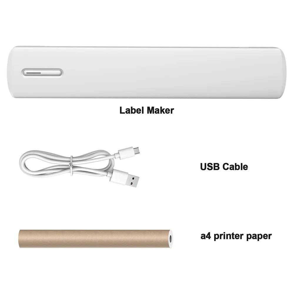 Portable Printer, Wireless, Inkless, Mobile Printer, Support Android iOS.