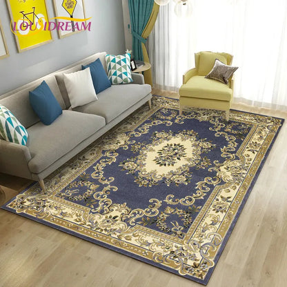 Turkish Bohemian Persian Area Rug Large, Carpet Rug for Living Room Bedroom Sofa Doormat Decoration, Kitchen Non-slip Floor Mat