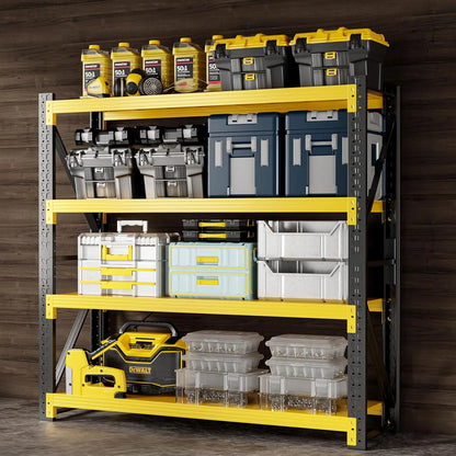 5000LBS Heavy Duty Garage Shelving Units, Adjustable Storage Shelves, Metal Storage Racks Industrial Shelving Utility