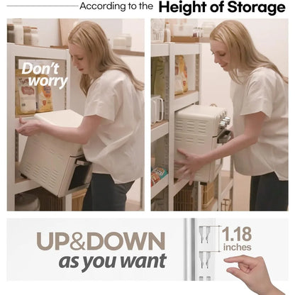 Metal Shelving Unit Adjustable Storage Utility Rack Heavy Duty Shelves Organization