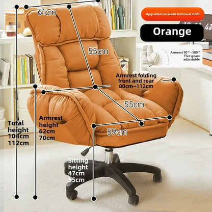 Footrest, Wheels, Student Relaxing Gaming Office Chair