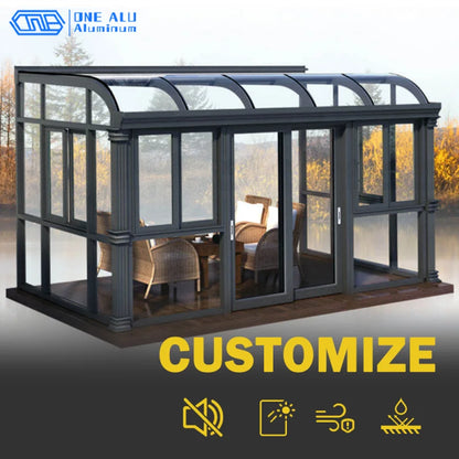 Stylish Sunroom for Outdoor Relaxation - Waterproof Roof, Adjustable Ventilation