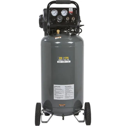20-Gallon Air Compressor, 2 HP, 120 Volts, 175 PSI