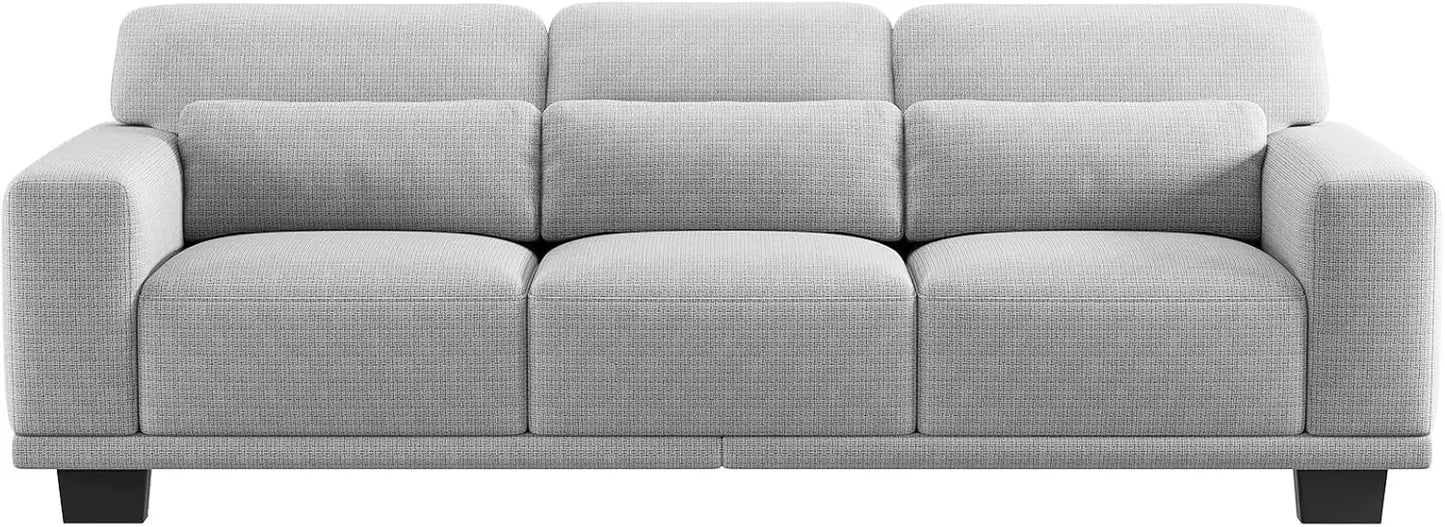 89" Sofa,3 Seater Sofa Couch , with Deep Seats &Wide Armrests ,Comfy Sofa with Supportive Futon