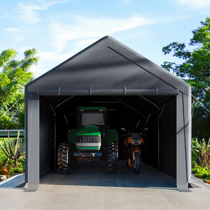 10 x 20 ft Outdoor Canopy Carport, Portable Car Tent Garage