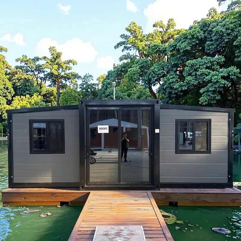 Prefab Houses 2 Story Mobile Homes Expandable Container House Tiny Folding Room Vacation House