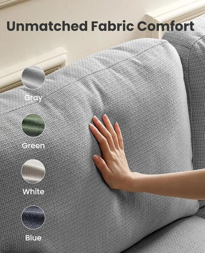 89" Sofa,3 Seater Sofa Couch , with Deep Seats &Wide Armrests ,Comfy Sofa with Supportive Futon