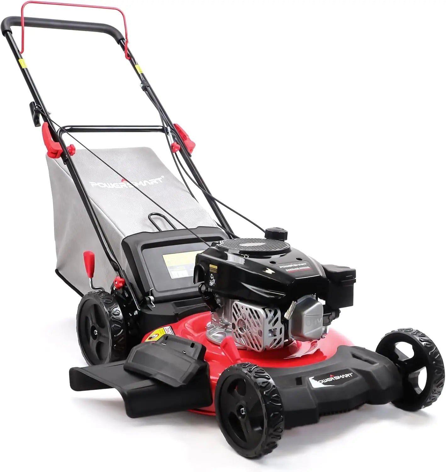 Customizable  Lawn Mower Gas Powered, 21-Inch 144cc Engine 3-in-1 Walk-Behind Push Lawn Mower, Oil Included