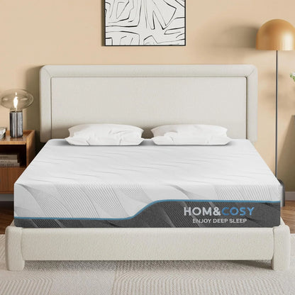 Queen Size Mattress, 8/10 Inch Medium Firm - Extra Firm Dual Sides Flipable Mattress for Back Pain Relief